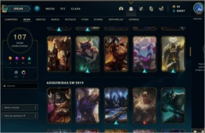 Conta lol Rara - League of Legends