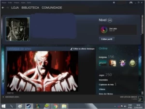 CONTA STEAM LV 101 COM 250 JOGOS 90+ CONTA PRA COLECIONADOR!