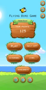 Flying Bird Game - com painel de administração e Admob
