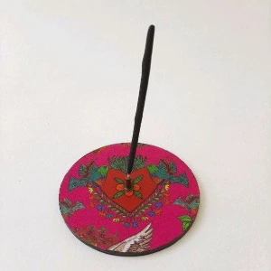 Porta Incenso Coração Mexicano - Artesanato e Personalizados