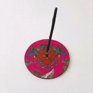 Porta Incenso Coração Mexicano - Artesanato e Personalizados