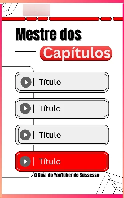 O mestre dos capítulos - eBooks