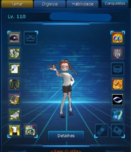 Conta 3 Sss+ Set Ht Ct Box Acc Ladmo Omega - Digimon Masters - Digimon Masters Online