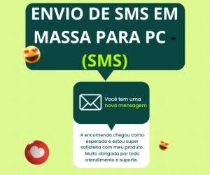 Envio De Sms Em Massa Para Pc - (Sms) - Outros