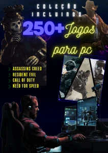 Coleção incluindo mais de 250 jogos para Pc - Games (Digital media)