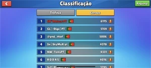 Conta de Stumble guys com 5000 coroas e quase tudo do jogo