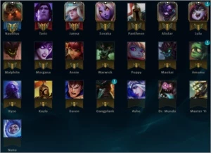 Conta League of Legends - Ouro 2 - 3 Reembolsos - 7 Skins LOL