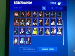 Conta de Fortnite com IKONIK (skin excluisiva)