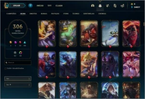 CONTA LOL – 306 SKINS, NIVEL 280, TODOS OS CAMPEÕES. - League of Legends
