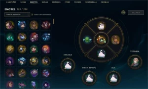 Conta season 5, Diamante 2, passe de batalha ativo - League of Legends LOL