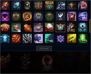 Conta LoL - Gold V - 127/141 champs habilitados - 40 skins - League of Legends