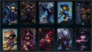Conta LoL - Gold V - 127/141 champs habilitados - 40 skins - League of Legends