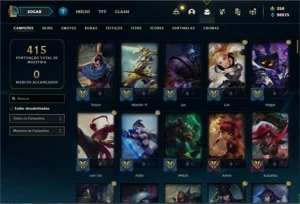 Conta bronze 2 com 125 Champs e 99 Skins (Mais de 500 jogos) - League of Legends LOL