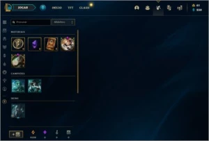 Conta League of Legends nv47 20 skins LOL