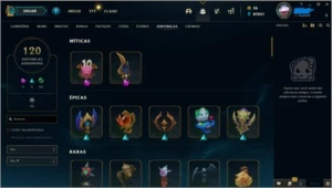 Conta League of Legends com 1254 SKINS, TODOS champs, 12k LOL