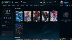 Conta League of Legends com 1254 SKINS, TODOS champs, 12k LOL