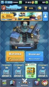 contas de clash of clans e clash royale
