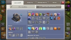 Centro de Vila 9 Rushado!! - Clash of Clans