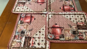 Jogo Americano Hora do Café - 4 Peças - Artesanato e Personalizados