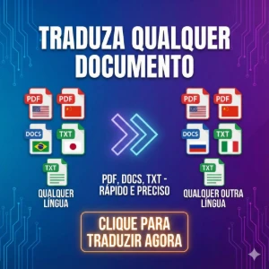 [Menor Preço Do Site] Traduza Pdf, Docs E Txt Para Qualquer - Serviços Digitais
