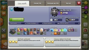 Conta CV9 Semi full preço bom(negociavel) - Clash of Clans