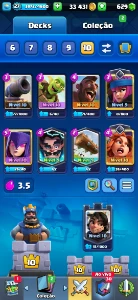 Conta clash royale