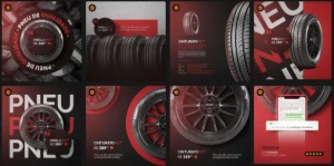 Arte Oficina Mecânica PSD Premium (Design Editável e Profis) - Outros