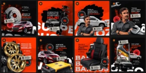 Arte Oficina Mecânica PSD Premium (Design Editável e Profis) - Outros