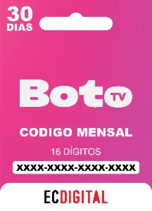 Boto TV - 30 dias - Gift Cards
