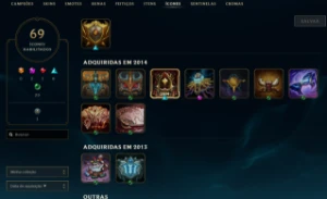 Conta League of Legends Full Acesso - 71 Champs e 20 Skins LOL