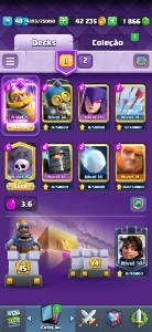 Conta De Clash Royale Grande Campeão