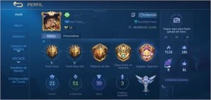 Vendo conta do Mobile Legends