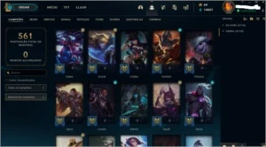 Conta League Of Legend - League of Legends LOL