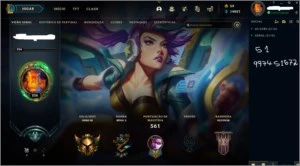 Conta League Of Legend - League of Legends LOL