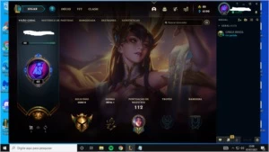 Conta ouro 2 mmr de plat 13 Skins - League of Legends LOL