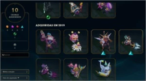 CONTA PLATINA MAIN SUPORTE 122 SKINS (Plat 2) - League of Legends LOL
