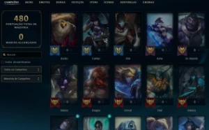 Conta League of Legends 66 Skins Full Acesso LOL