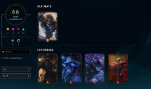 Conta League of Legends 66 Skins Full Acesso LOL