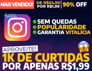 [Promoção] 1.000 Curtidas para Instagram em Fotos e Vídeos - Redes Sociais