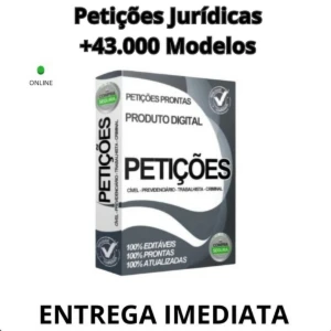 Petições Jurídicas + 43.000 Modelos - 100 % Editáveis - Serviços Digitais