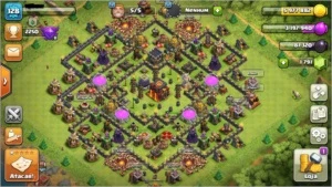 CV 10.5 HERÓIS 31/31 COM 5 CONSTRUTORES + 2000 GEMAS - Clash of Clans