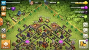 CV 10.5 HERÓIS 31/31 COM 5 CONSTRUTORES + 2000 GEMAS - Clash of Clans