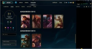 CONTA LEAGUE OF LEGENDS - PLATINA 3 - LEVEL 39 LOL