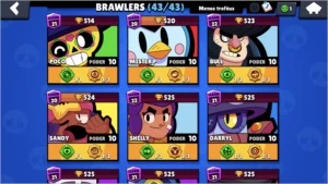CONTA SEMI FULL BRAWL STARS