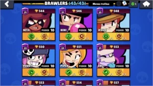 CONTA SEMI FULL BRAWL STARS