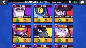 CONTA SEMI FULL BRAWL STARS