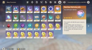 AR 60 SCARAMOUCHE, KEQING SKIN, SHOGUN + BIS, YAE + BIS e MA - Genshin Impact