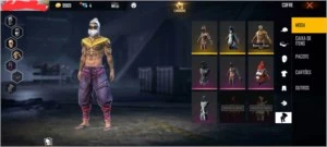 Conta free fire muito rara com primeiro passe de elite