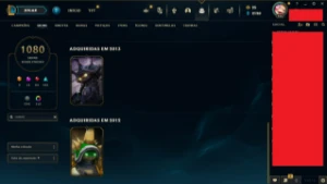 Conta Lol 2011 Com skins Raras e 1080 Skins - League of Legends