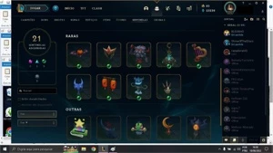 CONTA DE LOL COM TODOS OS CHAMPS E 428 SKINS - League of Legends